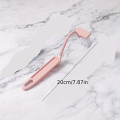Extended Handle Toilet Brush V-shaped Plastic Cleaning Brush