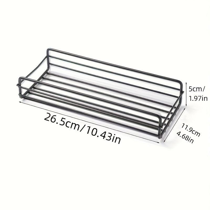 Metal Multipurpose Wall Shelf Storage Rack for Kitchen Bathroom