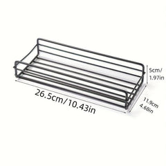 Metal Multipurpose Wall Shelf Storage Rack for Kitchen Bathroom