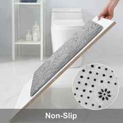 Rose Floor Mat Water Absorption Anti-skid Bathroom Doormat