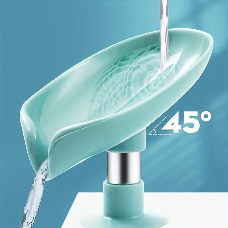 Leaf Shaped Soap Holder with Suction Cup - Keep Your Soap Dry