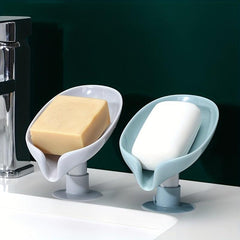 Leaf Shaped Soap Holder with Suction Cup - Keep Your Soap Dry