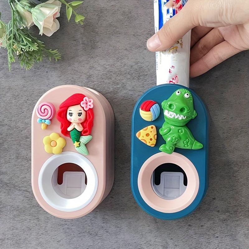 Automatic Toothpaste Squeezer Cartoon Dinosaur Paste Holder