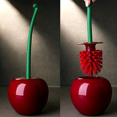 Rust-Proof Soft Bristled Toilet Brush with Holder
