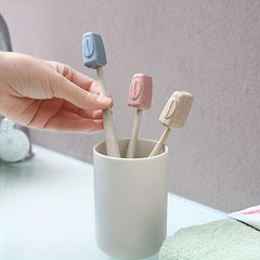 4pcs Portable Toothbrush Head Cover - Clean & Hygienic Travel Outdoor Dust Cover