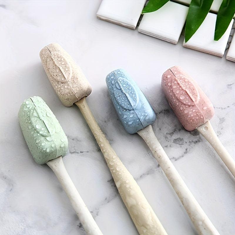 4pcs Portable Toothbrush Head Cover - Clean & Hygienic Travel Outdoor Dust Cover
