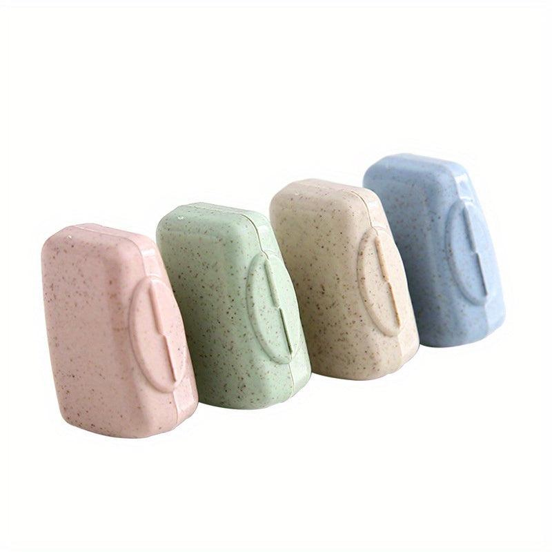 4pcs Portable Toothbrush Head Cover - Clean & Hygienic Travel Outdoor Dust Cover