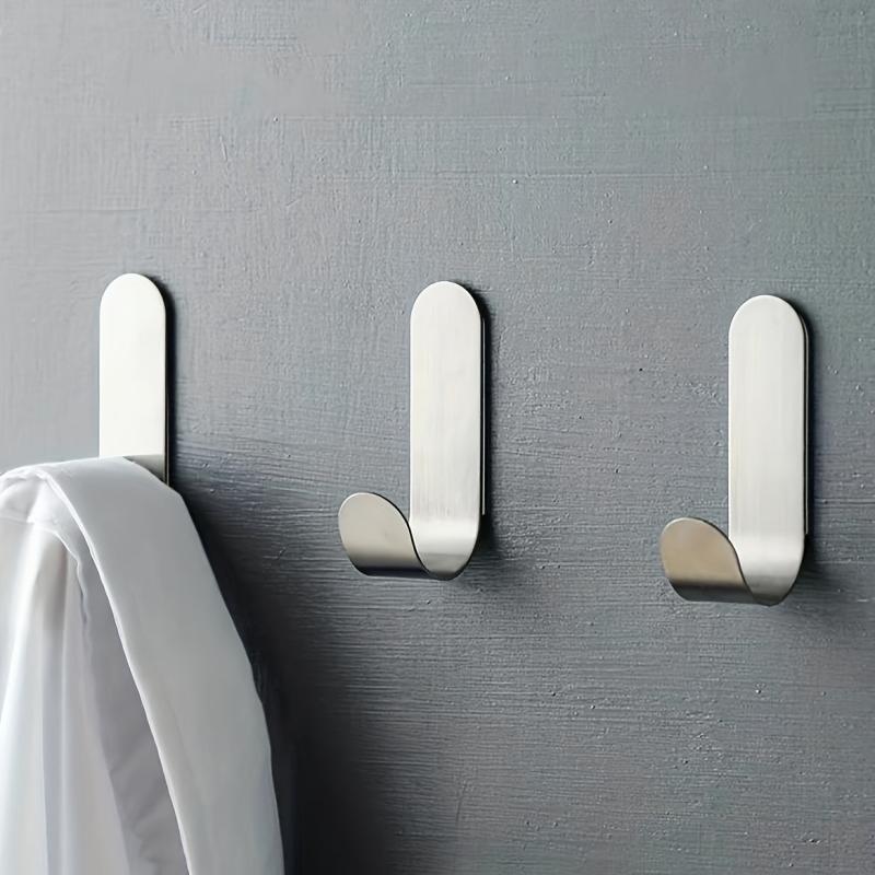 Stainless Steel Bathroom Wall Hook Self-adhesive Towel Rack