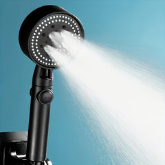 3pcs High Pressure Shower Head Adjustable Water Saving Shower Head For Bathroom