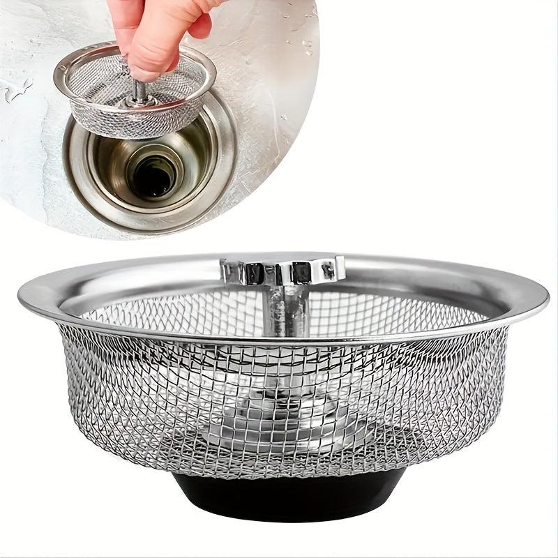 Stainless Steel Sink Drain Filter Anti Clog Drain Stopper
