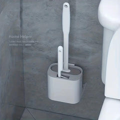 Silicone Gap Toilet Brush with Long Handle