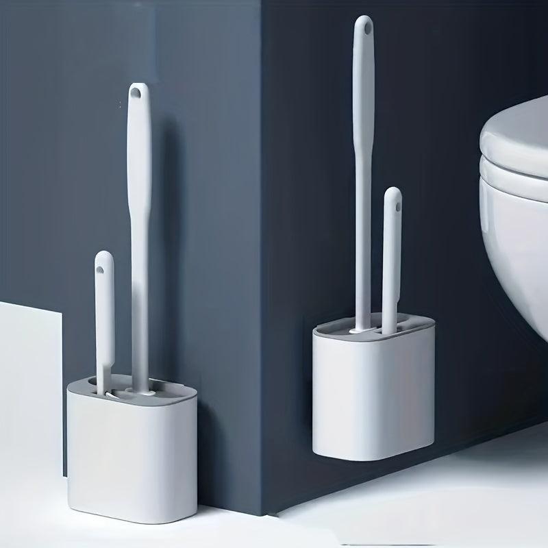 Silicone Gap Toilet Brush with Long Handle