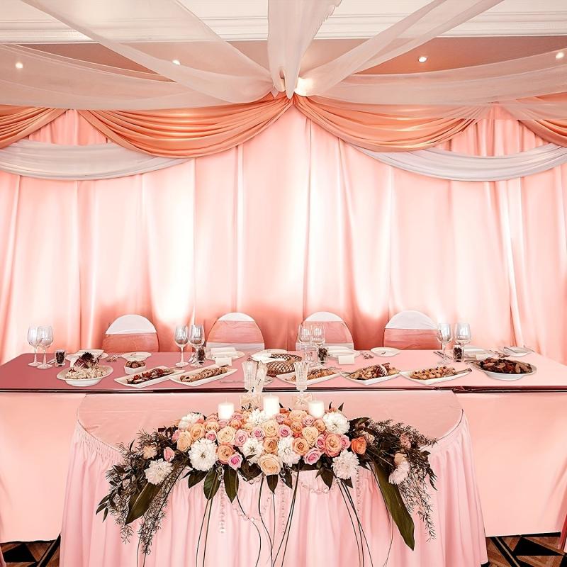 137x274cm Foil Party Rectangular Table Cover Waterproof Tablecloth