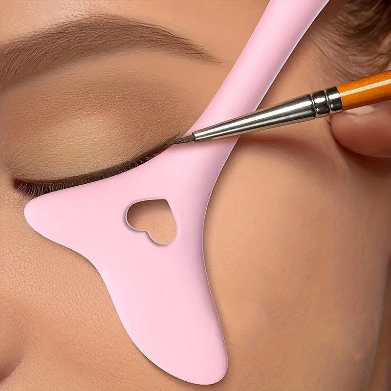 Silicone Eye Liner Stencil Drawing Aid Makeup Tool Reusable Eyeliners Template
