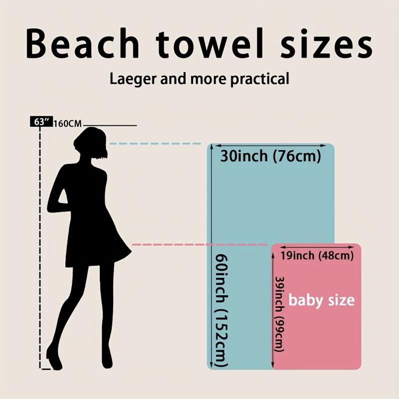 Quick Drying Dolphin Beach Towel Lightweight and Absorbent