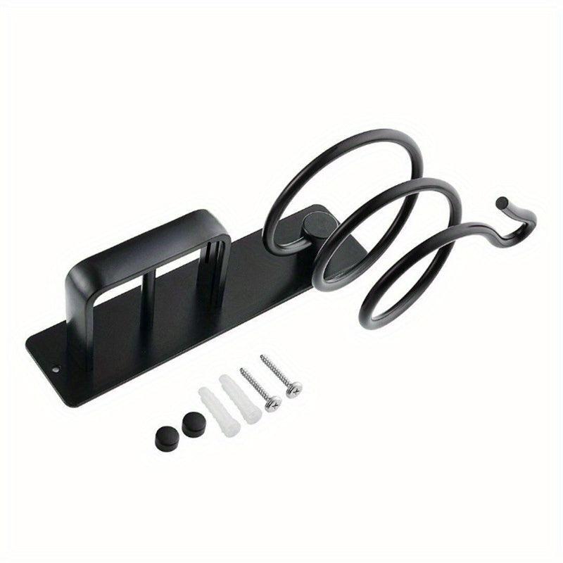 Wall Mounted Hair Dryer And Straightener Holder