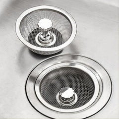 Stainless Steel Sink Strainers Anti Clog Drain Filter Hair Catcher Drain Stopper
