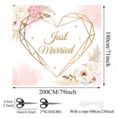 1pc Wedding Heart Cut Out Hochzeitsherz Bride And Groom Game Marriage Decor