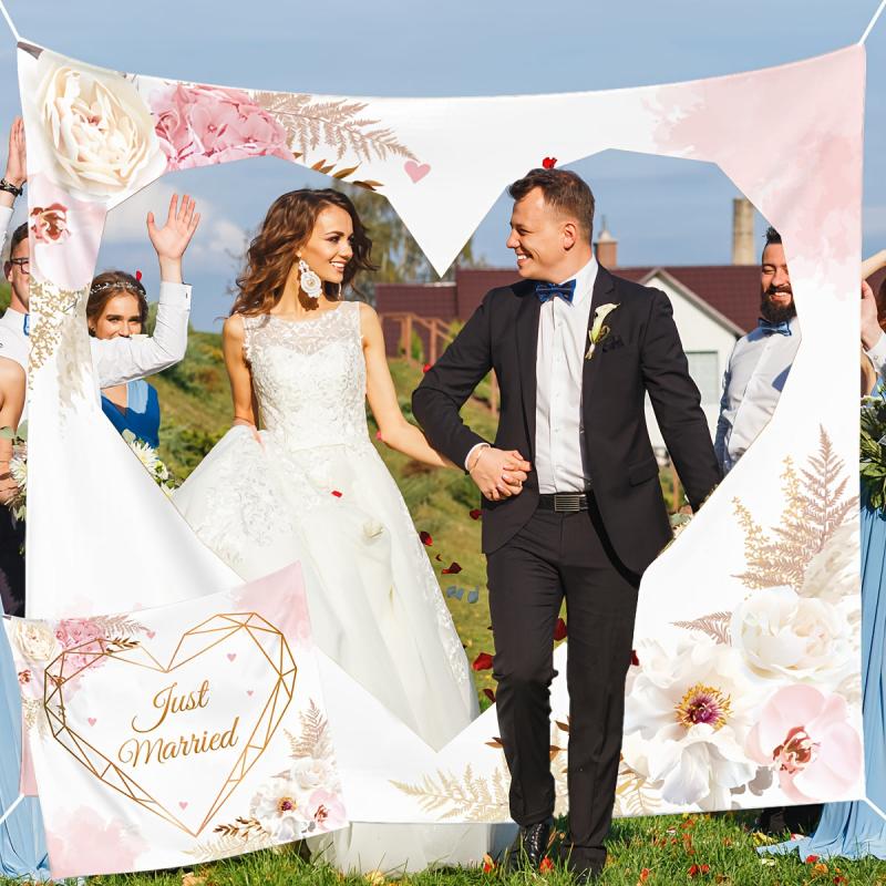 1pc Wedding Heart Cut Out Hochzeitsherz Bride And Groom Game Marriage Decor