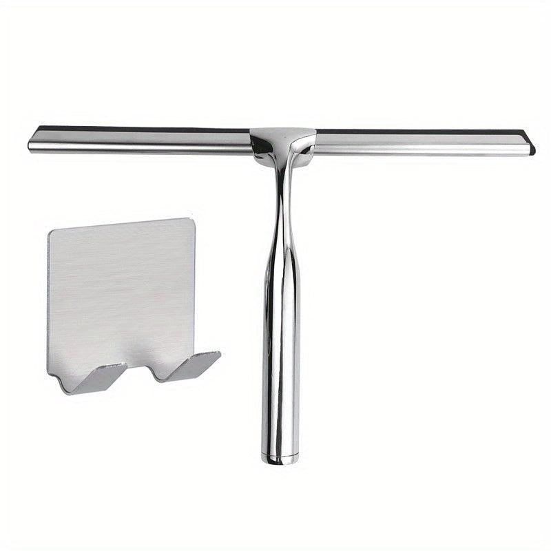 Stainless Steel Glass Wiper for Bathroom Mirrors Pools Windows
