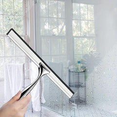 Stainless Steel Glass Wiper for Bathroom Mirrors Pools Windows