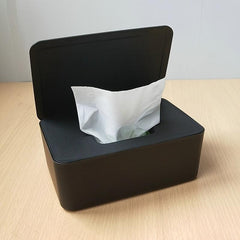 Dustproof Disposable Face Mask Box Tissue Storage Box with Lid
