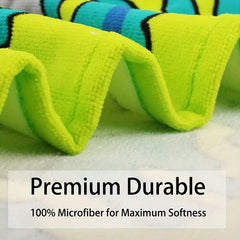 Kid's Hooded Beach Towel Soft Durable Quick Dry Toddler Pool Wrap