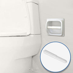 2pcs Toilet Paper Holder Plastic Rod Replacement