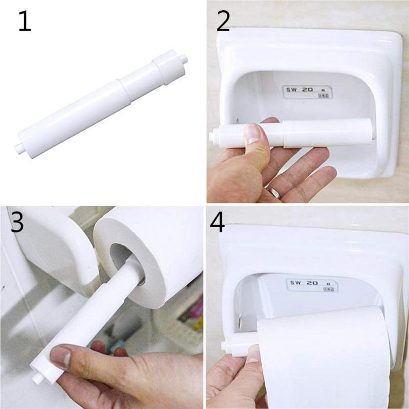 2pcs Toilet Paper Holder Plastic Rod Replacement