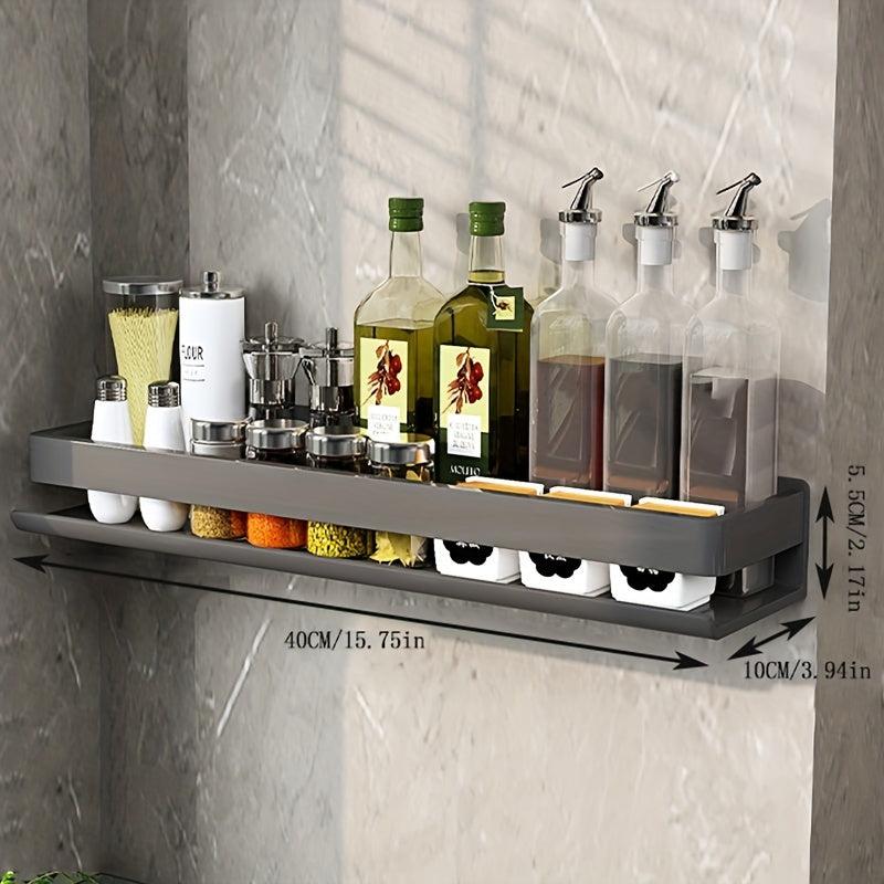 Wall Mounted Seasoning Rack Bathroom Storage Rack