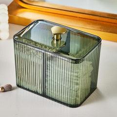 Cotton Swab Storage Box With Lid Bathroom Supplies