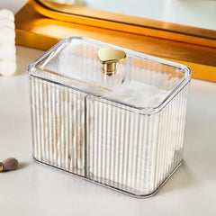 Cotton Swab Storage Box With Lid Bathroom Supplies