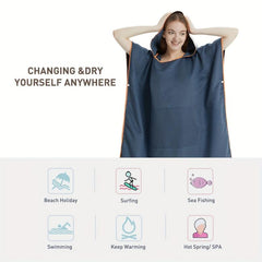 Quick Drying Microfiber Beach Towel Absorbent Summer Travel Pool Bath Towel