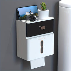 Waterproof Wall Mounted Tissue Holder for Bathroom