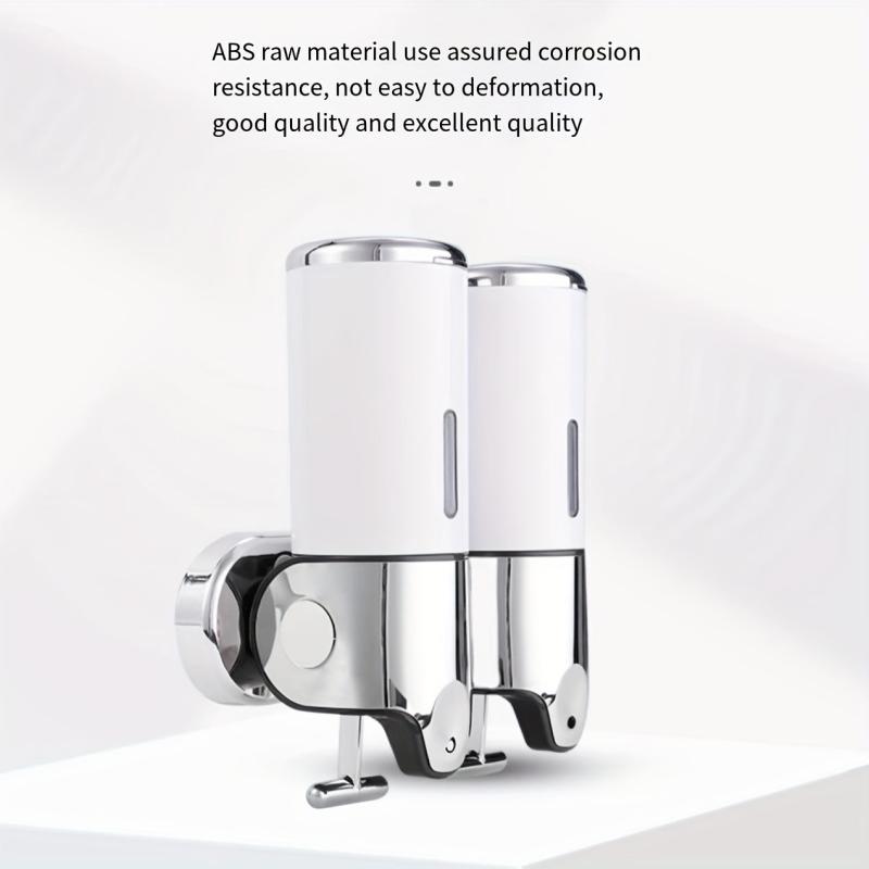 Wall-Mounted Manual Soap Dispenser for Bathroom