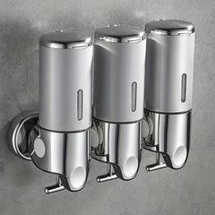 Wall-Mounted Manual Soap Dispenser for Bathroom