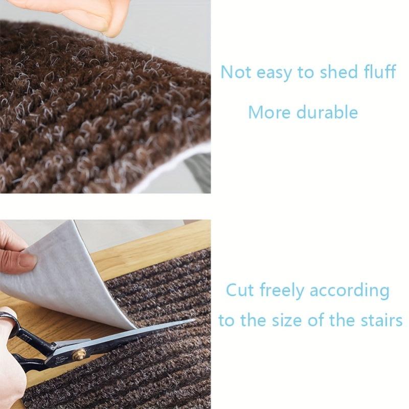 7pcs Non Slip Stair Treads Anti Slip Stair Carpet Treads For Wooden Steps