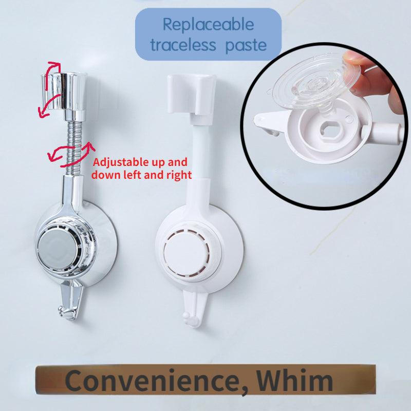 Adjustable Shower Holder Punch-Free Suction Type Universal Bathroom Accessories