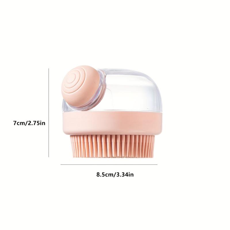 2pcs Multifunctional Bath Brush Liquid Wash Head Bathroom Shower Brush