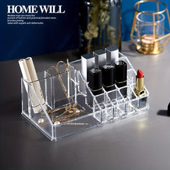 Transparent Acrylic Makeup Organizer Box for Lipstick Nail Polish Storage