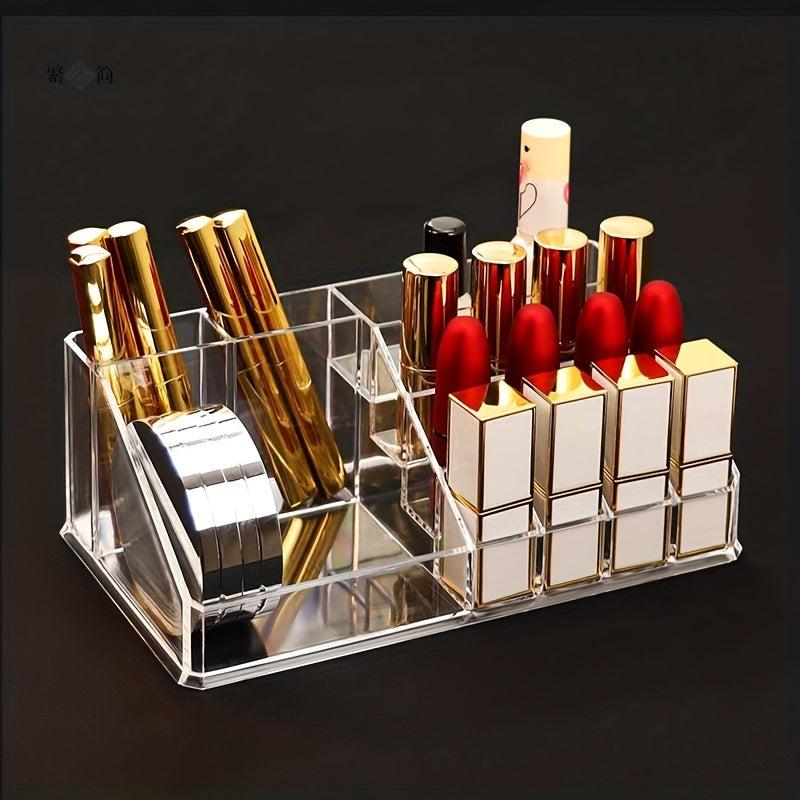 Transparent Acrylic Makeup Organizer Box for Lipstick Nail Polish Storage
