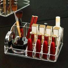 Transparent Acrylic Makeup Organizer Box for Lipstick Nail Polish Storage