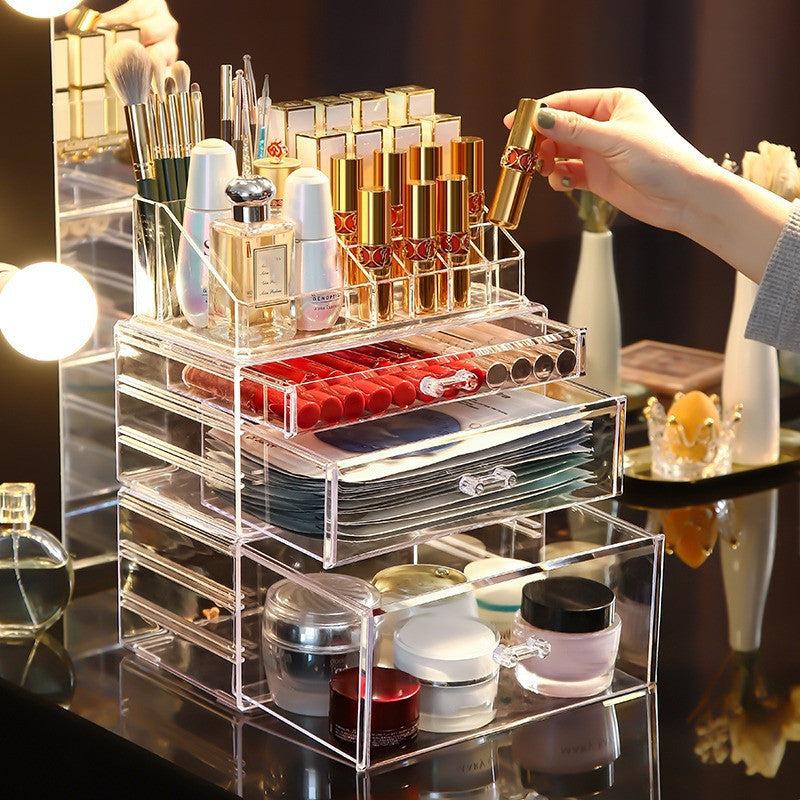 Desktop Cosmetic Storage Box Drawer Type Lip Glaze Rack