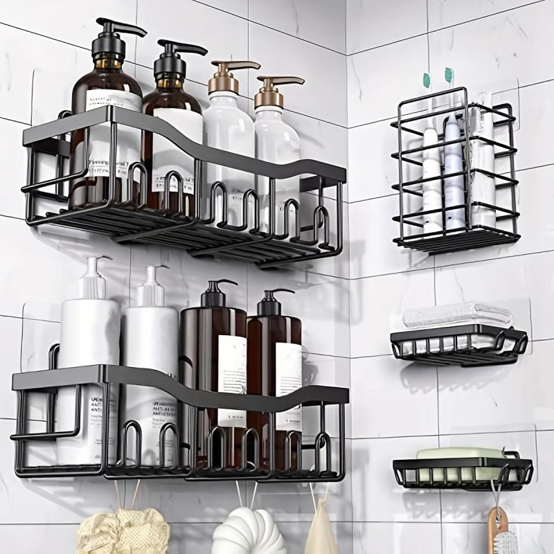 Stainless Steel Shower Caddy Wall Mounted Organizer