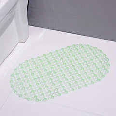 1pc Bathroom Anti Slip Mat Toilet Bath Floor Mat With Suction Cup