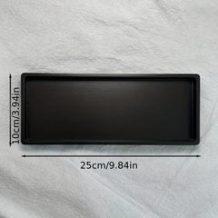 Wood Vanity Tray For Bathroom Multifunctional Tray Rectangle Serving Tray