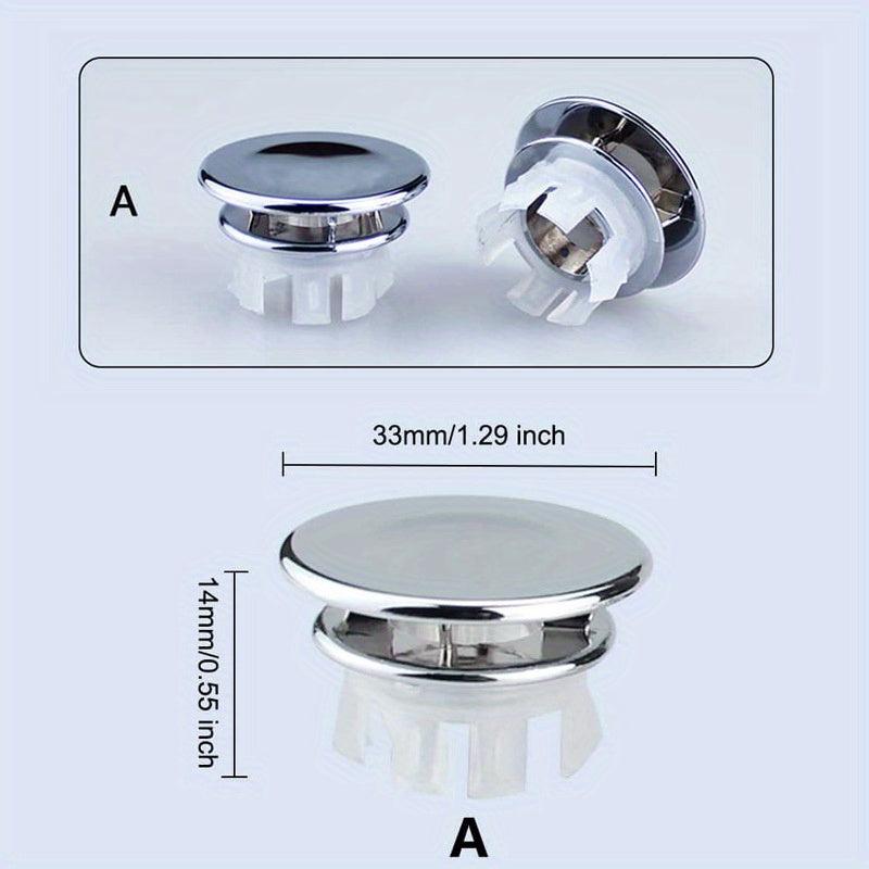 Ceramic Basin Overflow Cover Plastic Drain Protection Ring for Above Counter