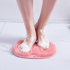 Lazy Man Shoulder Strap Suction Cup Brush Foot Massage Tool