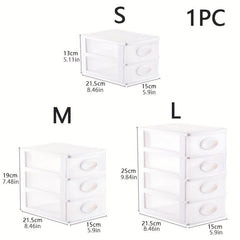 Drawer Type Storage Rack Makeup Brush Perfume Skincare Organizer