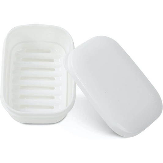 Leakproof Soap Container for Travel Gym Bathroom Perforated Soap Dish